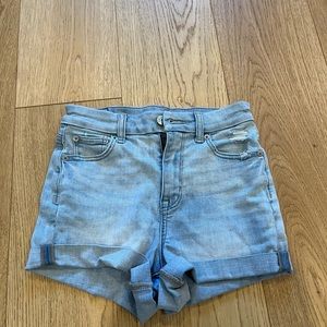 high rise ae stretch shorts